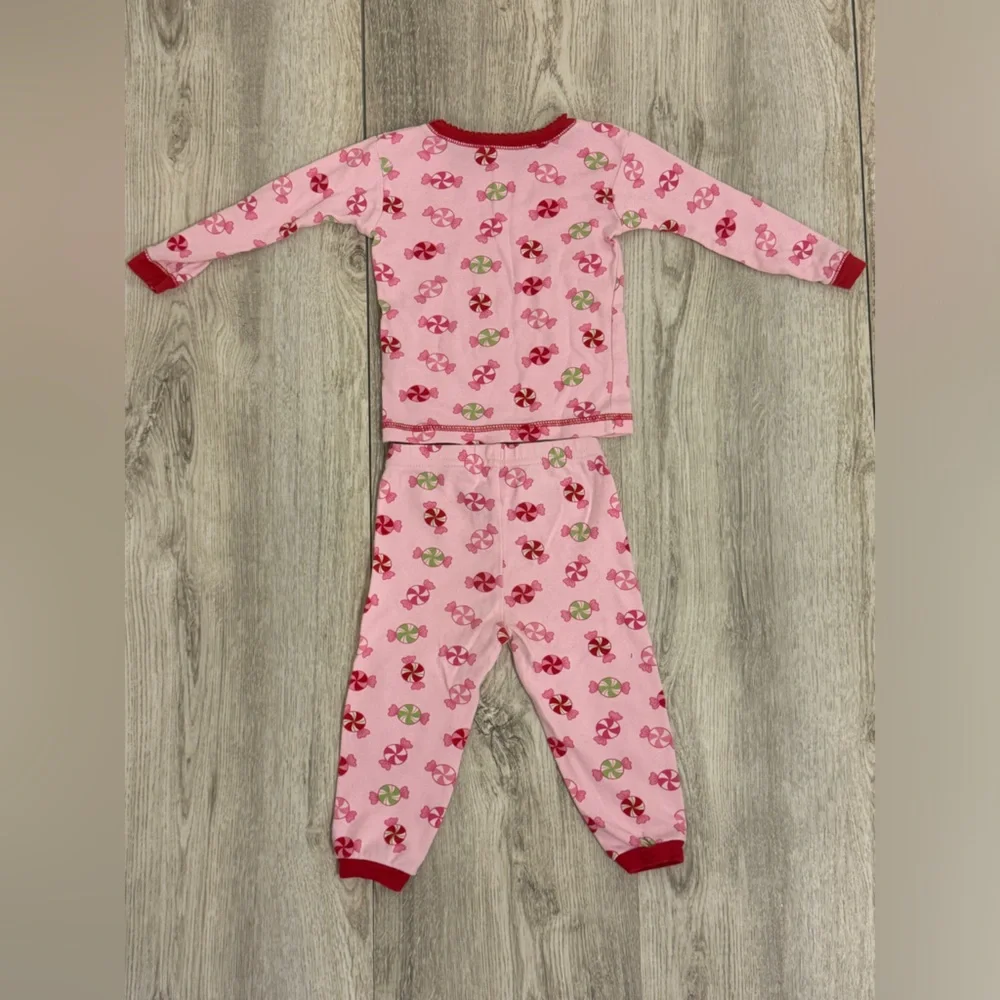 Carter’s 12 month girls peppermint candy pajamas